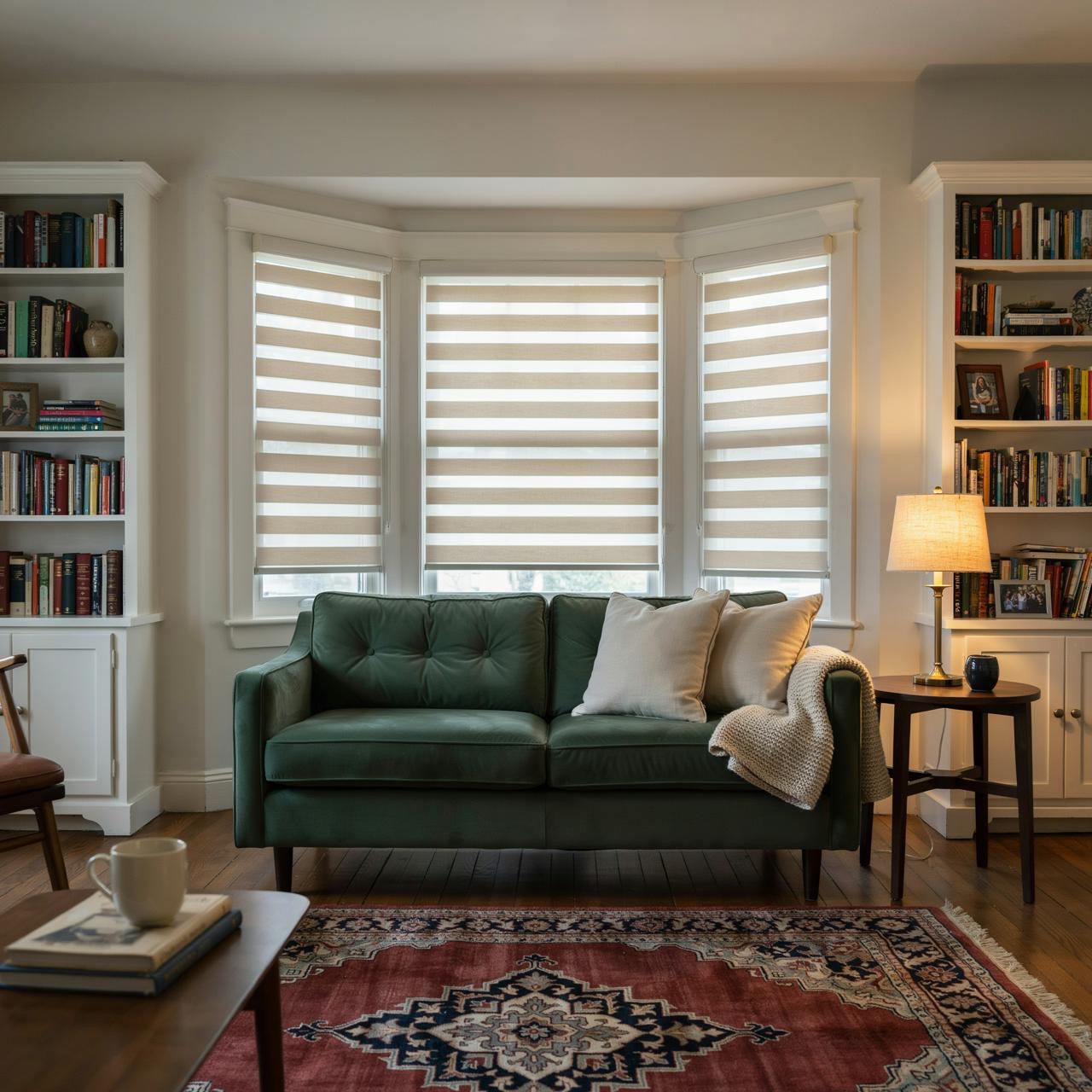 Bay window reading room