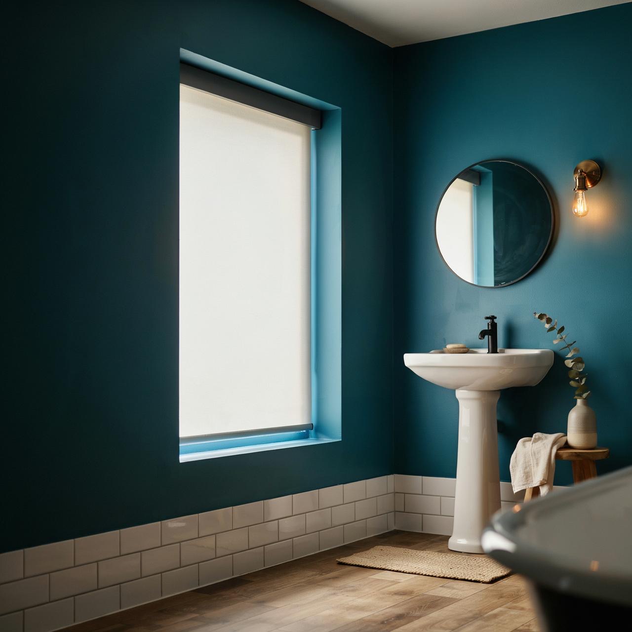 Teal character bath